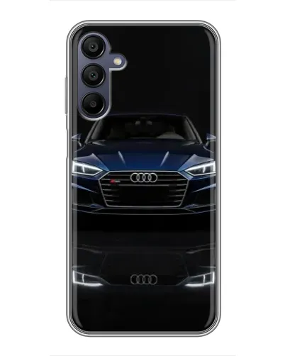 Чехол для Samsung Galaxy A15 (A155) с картинкой «Audi — ночное отражение»