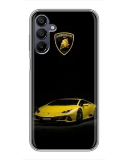 Чехол для Samsung Galaxy A15 (A155) с картинкой «Lamborghini желтый акцент»