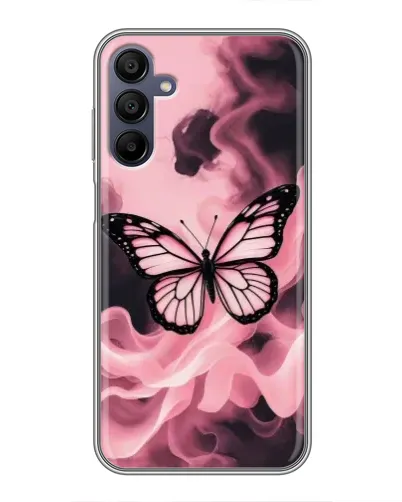 Чехол для Samsung Galaxy A15 (A155) с картинкой «Бабочка в дыму»