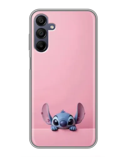 Чехол для Samsung Galaxy A15 (A155) с картинкой «Stitch выглядывает»