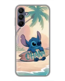 Чехол для Samsung Galaxy A15 (A155) с картинкой «Стич на серфе»