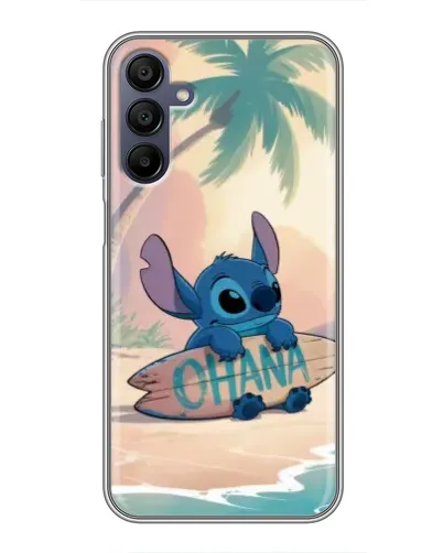 Чехол для Samsung Galaxy A15 (A155) с картинкой «Стич на серфе»