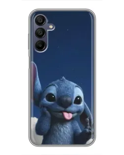 Чехол для Samsung Galaxy A15 (A155) с картинкой «Стич в облаках»