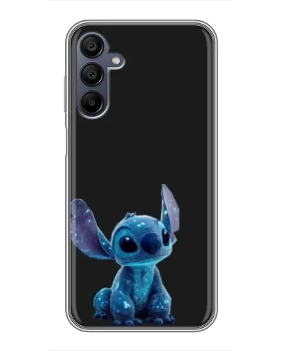 Чехол для Samsung Galaxy A15 (A155) с картинкой «Стич на черном»