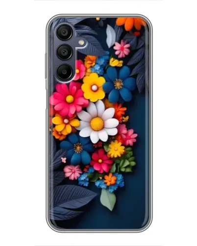 Чехол для Samsung Galaxy A15 (A155) с картинкой «Цветочная феерия»