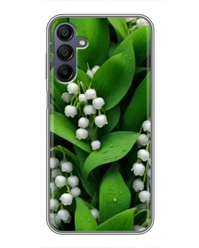 Чехол для Samsung Galaxy A15 (A155) с картинкой «Ландыши в зелени»