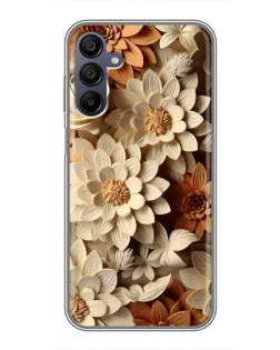 Чехол для Samsung Galaxy A15 (A155) с картинкой «Бежевый флористический декор» Чехол для Samsung Galaxy A15 (A155) с картинкой «Бежевый флористический декор»