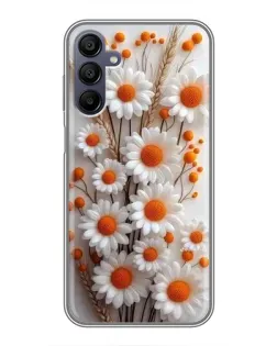 Чехол для Samsung Galaxy A15 (A155) с картинкой «Белые сухоцветы» Чехол для Samsung Galaxy A15 (A155) с картинкой «Белые сухоцветы»