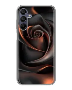 Чехол для Samsung Galaxy A15 (A155) с картинкой «Шелковая черная роза» Чехол для Samsung Galaxy A15 (A155) с картинкой «Шелковая черная роза»