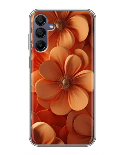 Чехол для Samsung Galaxy A15 (A155) с картинкой «Оранжевый макро цветок»