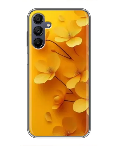 Чехол для Samsung Galaxy A15 (A155) с картинкой «Золотые лепестки»