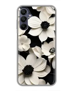 Чехол для Samsung Galaxy A15 (A155) с картинкой «Объемные белые цветы» Чехол для Samsung Galaxy A15 (A155) с картинкой «Объемные белые цветы»