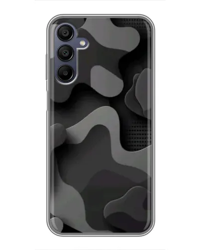 Чехол для Samsung Galaxy A15 (A155) с картинкой «Темный абстрактный камуфляж»