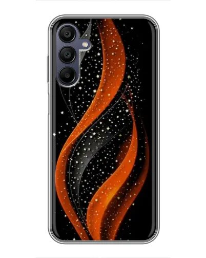 Чехол для Samsung Galaxy A15 (A155) с картинкой «Огненная звездная волна»