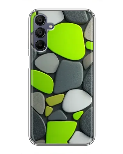 Чехол для Samsung Galaxy A15 (A155) с картинкой «Яркая неоновая галька»
