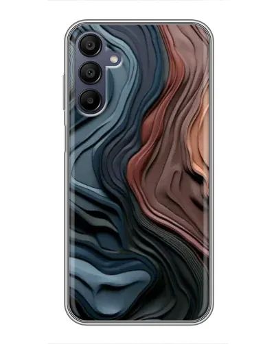 Чехол для Samsung Galaxy A15 (A155) с картинкой «Цветные волны каньона»