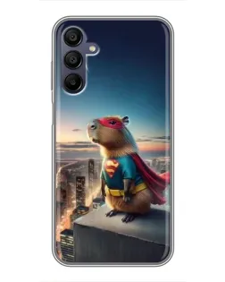 Чехол для Samsung Galaxy A15 (A155) с картинкой «Капи-мен супергерой» Чехол для Samsung Galaxy A15 (A155) с картинкой «Капи-мен супергерой»