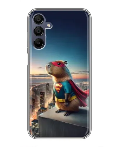 Чехол для Samsung Galaxy A15 (A155) с картинкой «Капи-мен супергерой»