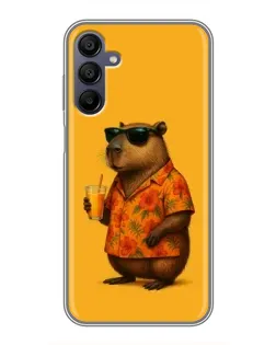 Чехол для Samsung Galaxy A15 (A155) с картинкой «Капибара на отдыхе» Чехол для Samsung Galaxy A15 (A155) с картинкой «Капибара на отдыхе»