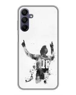 Чохол для Samsung Galaxy A15 (A155) з картинкою «Чорно-білий силует Мессі» Чохол для Samsung Galaxy A15 (A155) з картинкою «Чорно-білий силует Мессі»