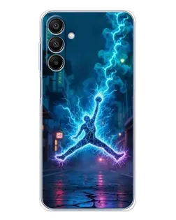 Чохол для Samsung Galaxy A16 5G з картинкою «Jordan Gold Jumpman»