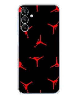 Чохол для Samsung Galaxy A16 5G з картинкою «Jordan Red Pattern»