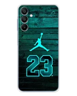 Чохол для Samsung Galaxy A16 5G з картинкою «Jordan Cyan 23»