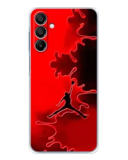 Чохол для Samsung Galaxy A16 5G з картинкою «Jordan Red Smoke»