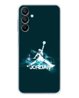 Чохол для Samsung Galaxy A16 5G з картинкою «Jordan Blue Fire»