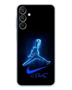 Чохол для Samsung Galaxy A16 5G з картинкою «Jordan Neon Blue»
