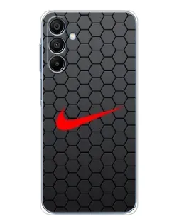 Чохол для Samsung Galaxy A16 5G з картинкою «Nike — карбонова сітка»