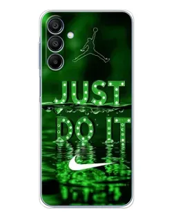 Чохол для Samsung Galaxy A16 5G з картинкою «Зелений неоновий Nike»