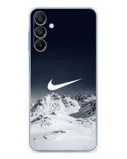Чохол для Samsung Galaxy A16 5G з картинкою «Nike — зимові гори»