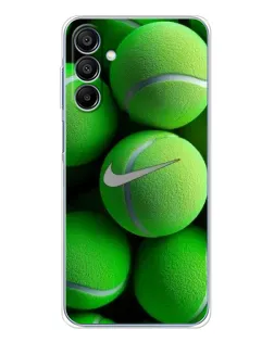 Чохол для Samsung Galaxy A16 5G з картинкою «Тенісні м'ячі Найк»