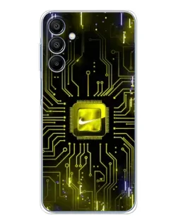 Чохол для Samsung Galaxy A16 5G з картинкою «Nike — золота іскра»