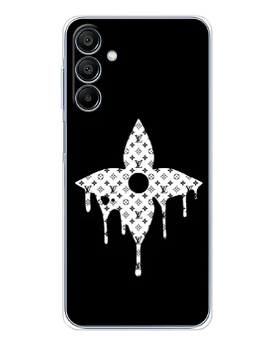 Чохол для Samsung Galaxy A16 5G з картинкою «Квіткова монограма»