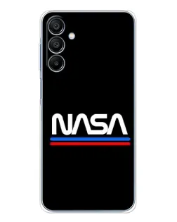 Чохол для Samsung Galaxy A16 5G з картинкою «NASA — класика Red Blue»