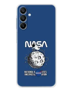 Чохол для Samsung Galaxy A16 5G з картинкою «NASA — місячна місія»