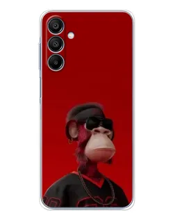 Чохол для Samsung Galaxy A16 5G з картинкою «Bored Ape в червоному»