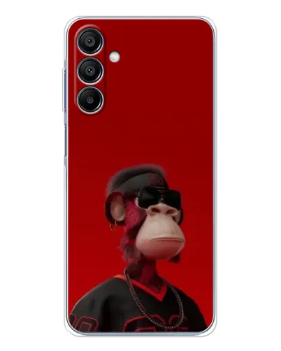 Чохол для Samsung Galaxy A16 5G з картинкою «Bored Ape в червоному»