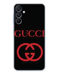 Чохол для Samsung Galaxy A16 5G з картинкою «Gucci — червоний логотип»