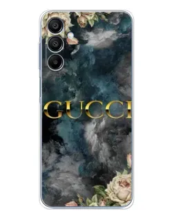 Чехол для Samsung Galaxy A16 5G с картинкой «Абстрактные цветы Gucci»