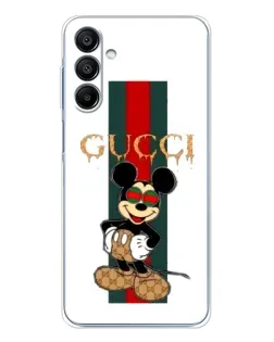 Чохол для Samsung Galaxy A16 5G з картинкою «Міккі Маус Gucci — смуги»