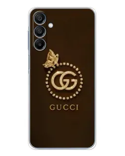 Чохол для Samsung Galaxy A16 5G з картинкою «Gucci — золотий метелик»