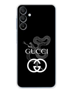 Чохол для Samsung Galaxy A16 5G з картинкою «Gucci — срібна змія»