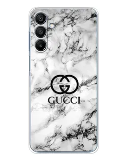 Чохол для Samsung Galaxy A16 5G з картинкою «Gucci — мармуровий шик»