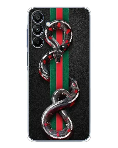 Чехол для Samsung Galaxy A16 5G с картинкой «Gucci — змея на полосе» Чехол для Samsung Galaxy A16 5G с картинкой «Gucci — змея на полосе»