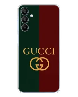 Чехол для Samsung Galaxy A16 5G с картинкой «Gucci — темно-зеленый градиент»