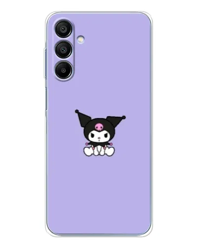 Чохол для Samsung Galaxy A16 5G з картинкою «Kuromi — фіолетовий мінімалізм»