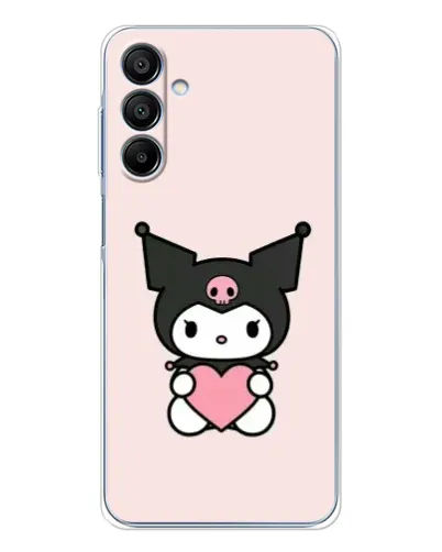 Чохол для Samsung Galaxy A16 5G з картинкою «Kuromi та серце»